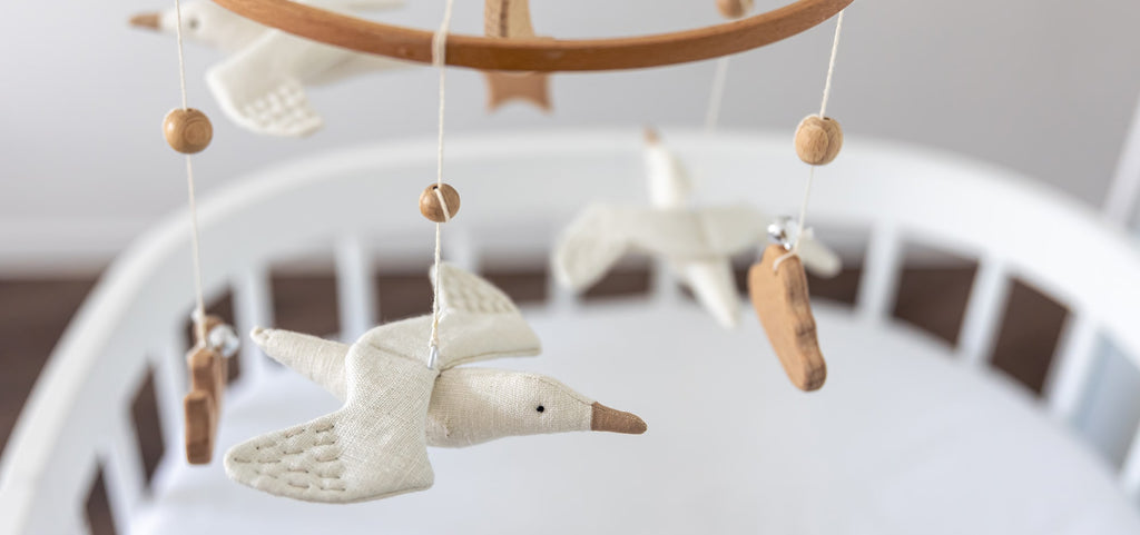 Hanging a Mobile in Your Baby's Nursery
