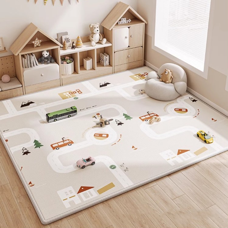 BabyGo City & Bus Reversible Play Mat - iKids