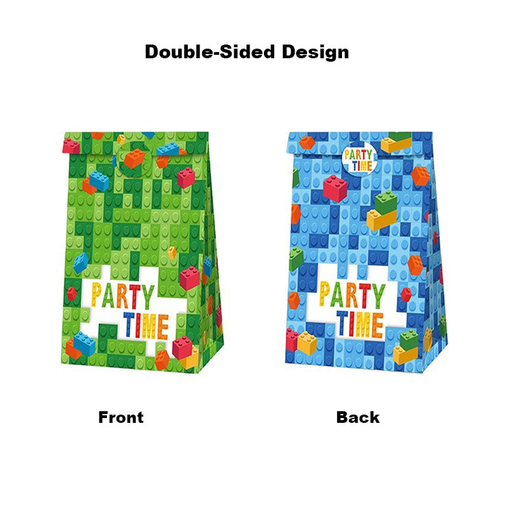Lego Building Block 12 Pcs Paper Party Bag - iKids