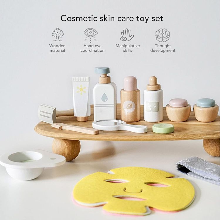 Nunukids Wooden Makeup Kit Play Set - iKids