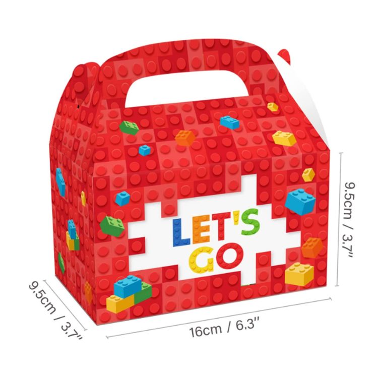 Party Favor Box | Lego Building Block | 12 Pcs - iKids