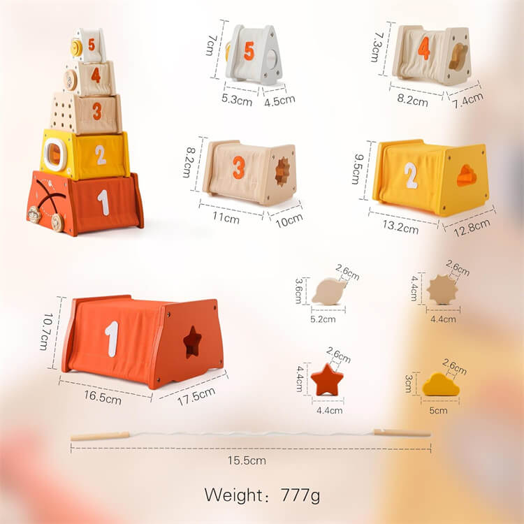Nesting and Stacking Blocks Tower - iKids
