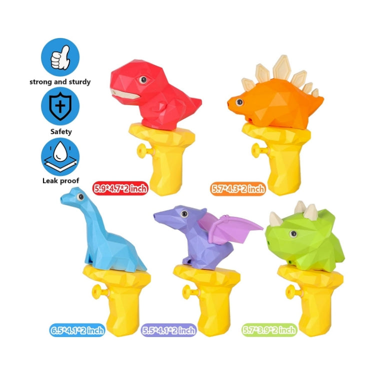 5 Pack Dinosaur Water Squirt Gun - iKids