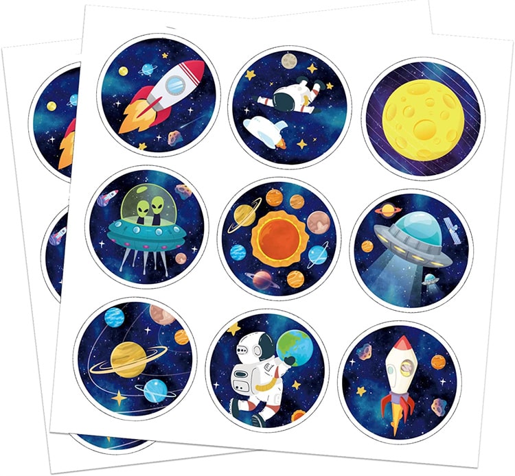Paper Party Bag | Outer Space  | 12 Pcs - iKids