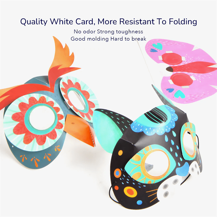 Mideer Paper Masks Party In The Forest - iKids