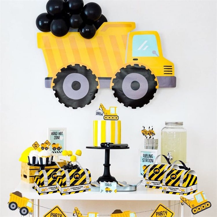 Party Favor Box | Construction | 12 Pcs - iKids