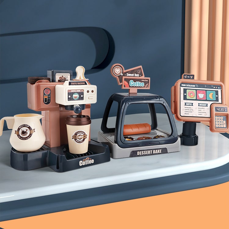 Pretend Coffee Machine Play - iKids