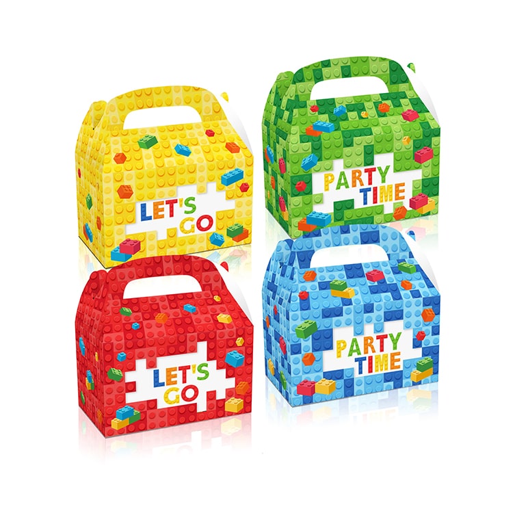 Party Favor Box | Lego Building Block | 12 Pcs - iKids