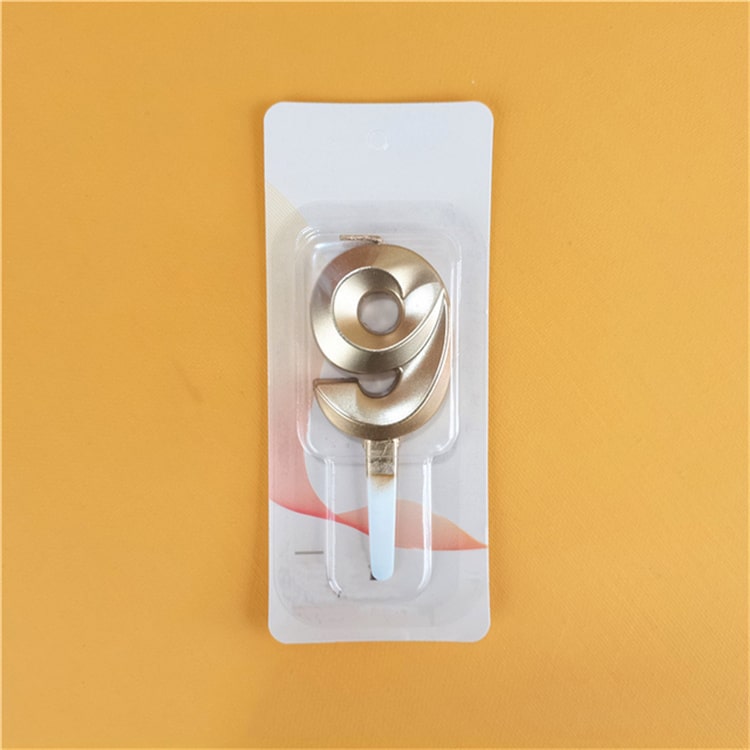 Golden Birthday Candle | Number 9 - iKids
