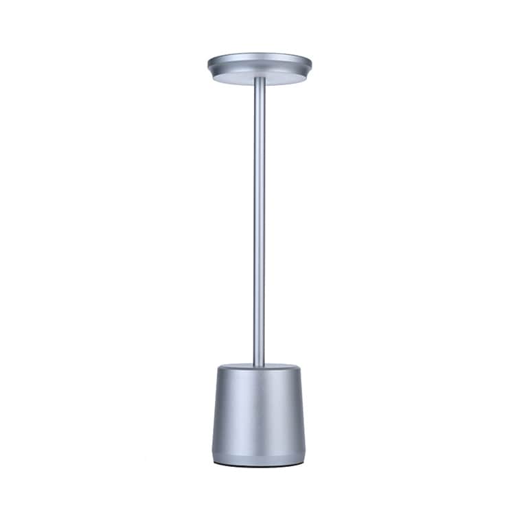 Rechargeable Metal Touch Table Lamp | Grey - iKids