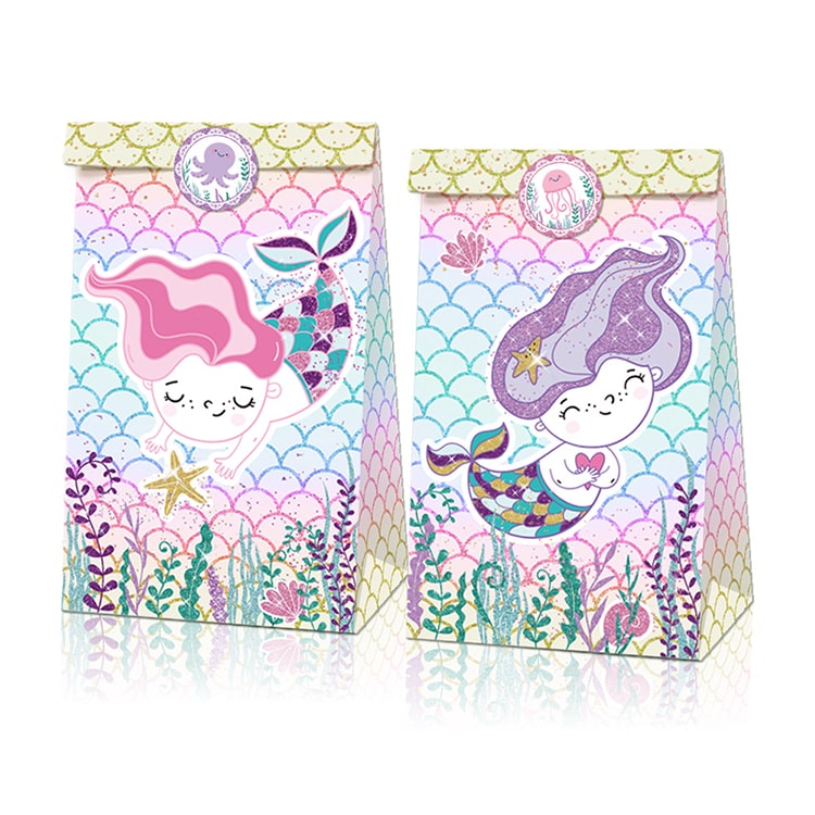 Paper Party Bag | Little Mermaid | 12 Pcs - iKids