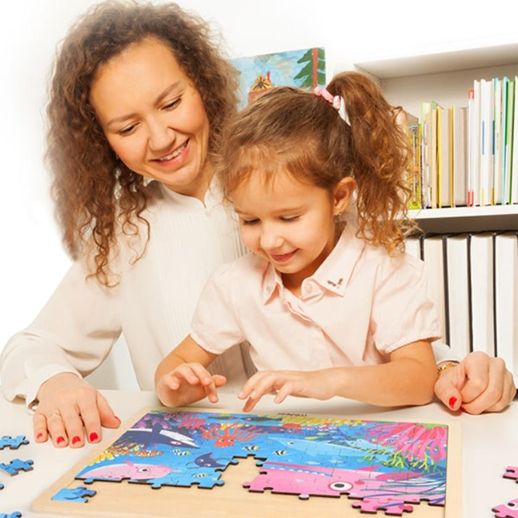 Mideer Puzzle with Wooden Frame Set - iKids