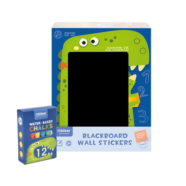 Sticker Chalkboard with Chalks Dinosaur - iKids 