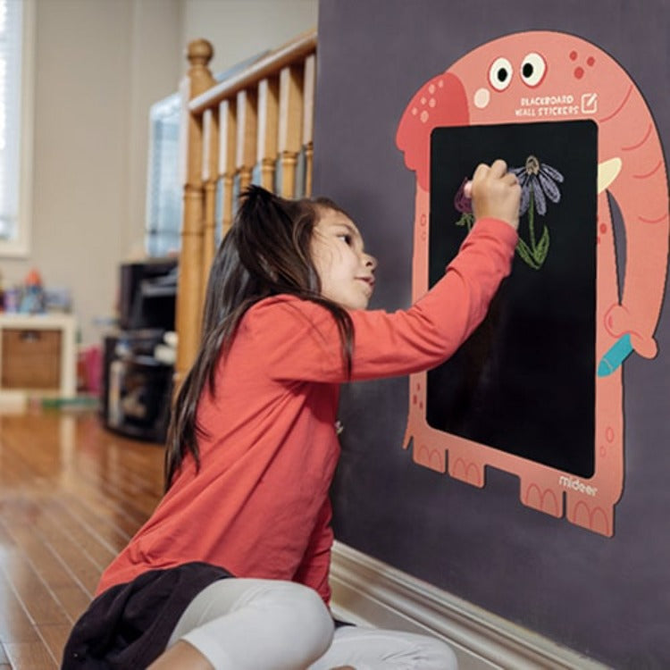 Sticker Chalkboard with Chalks Elephant - iKids