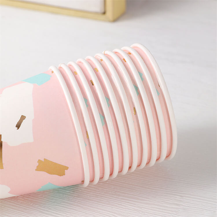 Party Paper Cup | Pink Tag | Set of 10 - iKids