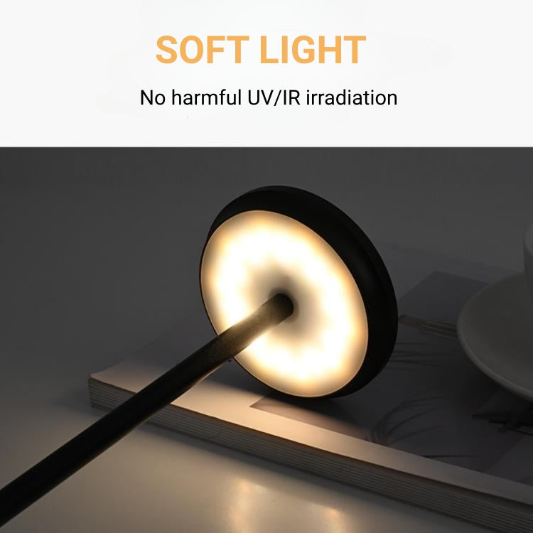 Rechargeable Metal Touch Table Lamp | Grey - iKids
