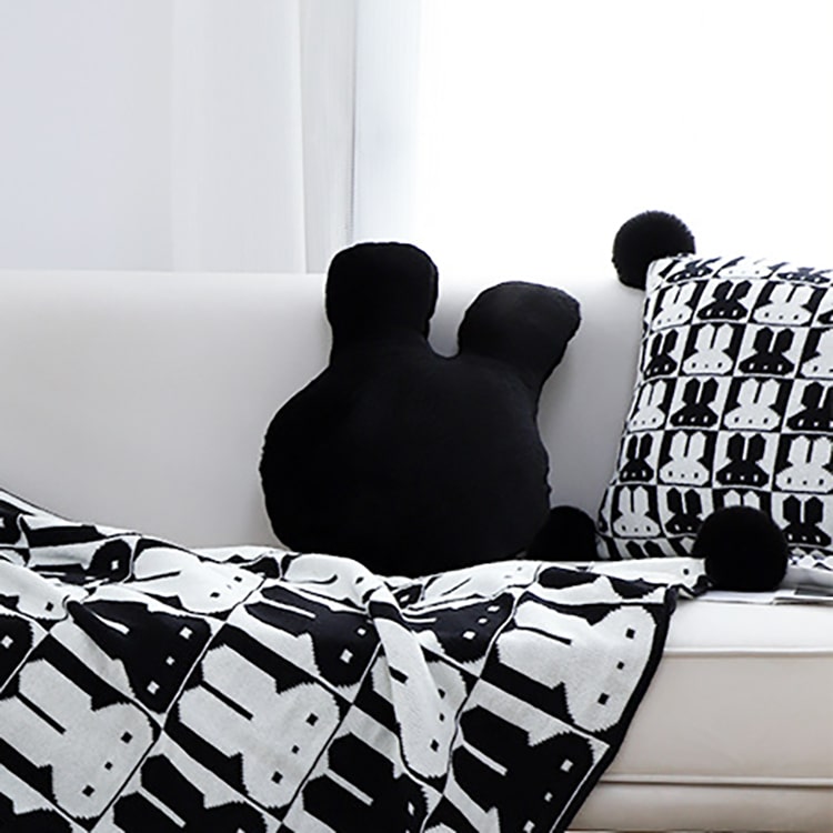 Black Rabbit Cushion - iKids