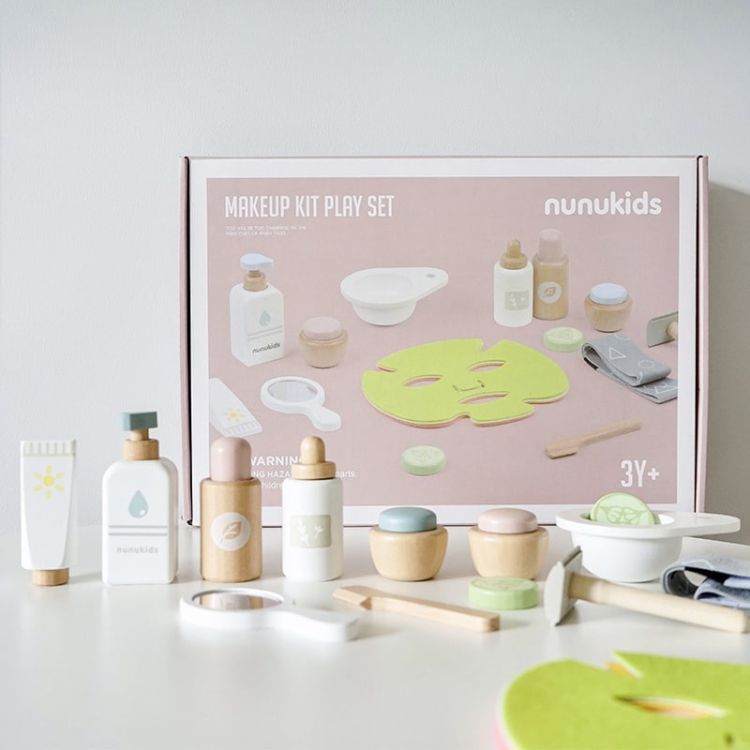 Nunukids Wooden Makeup Kit Play Set - iKids