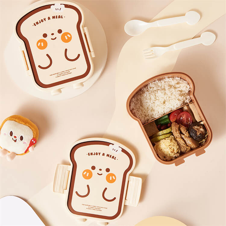 Food Shaped Lunch Box | Toast - iKids