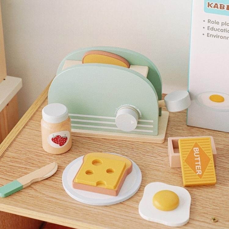 Kabi My Little Wooden Bread Toaster - iKids