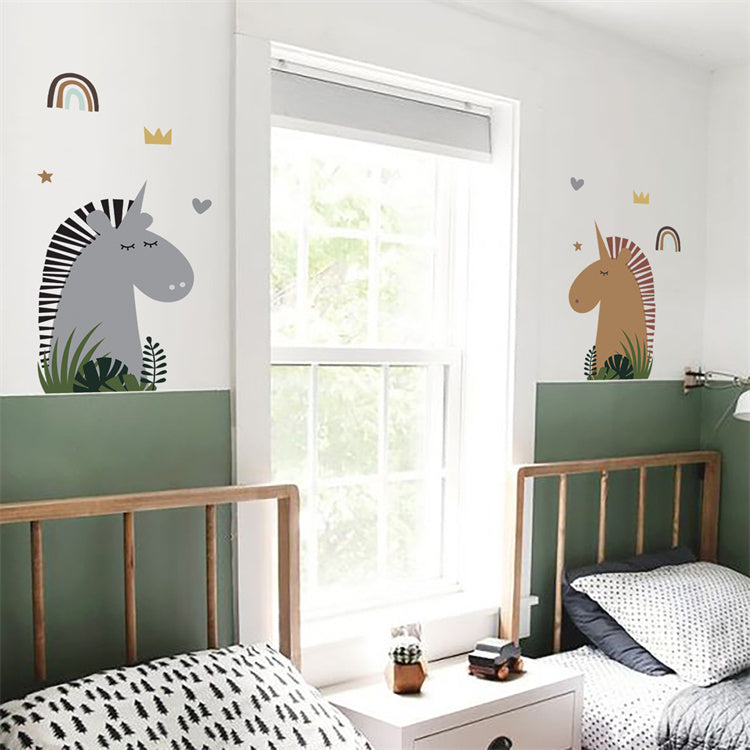 Animal Wall Decal | Unicorn & Rainbow - iKids