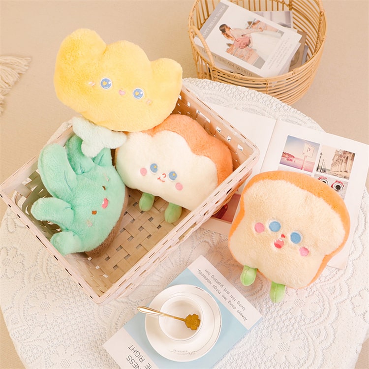 Small Fluffy Plushie Cushion | Biscuit - iKids
