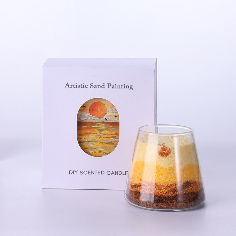 DIY Sand Painting Scented Candle | Shangri-La - iKids
