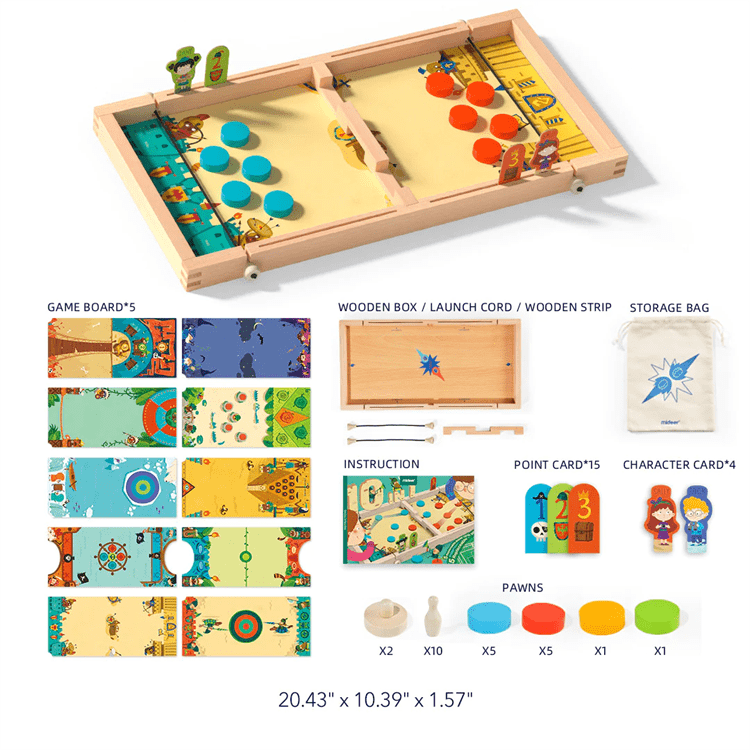 Mideer 10 in 1 Carrom Board Game MD2131 - iKids