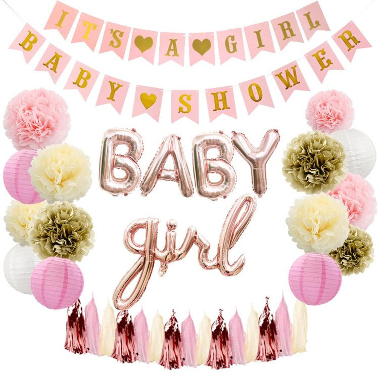 It's Baby Girl Shower Decorations Balloons - iKids