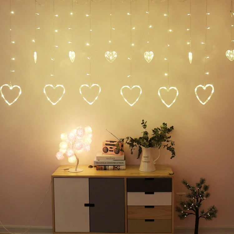 Curtain String Lights | Heart 2.5m - iKids