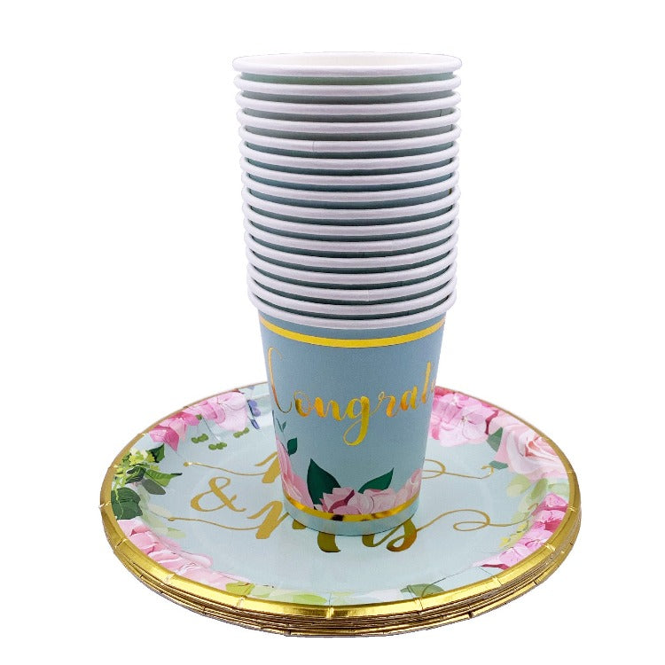 Wedding Party Tableware | 16 Guests - iKids