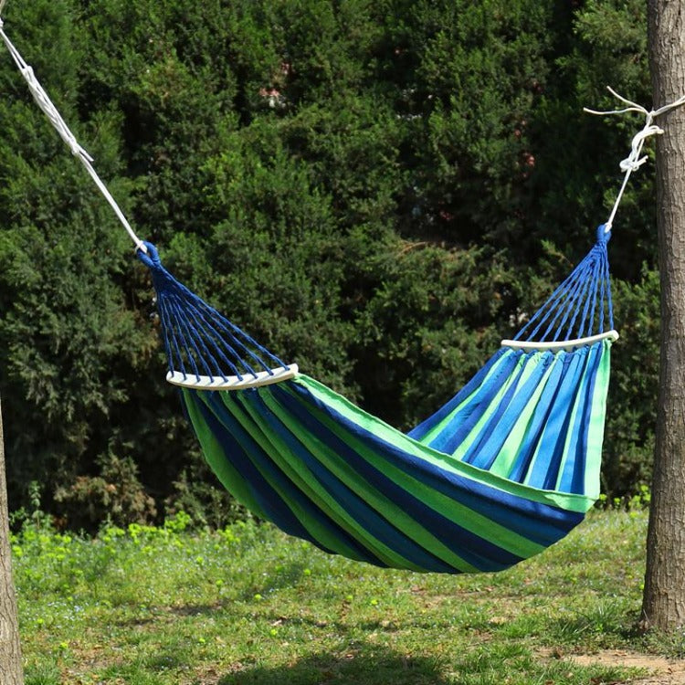 Double Size Cotton Hammock Blue - iKids