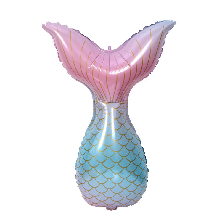 Mermaid Tail Balloon Pink - iKids