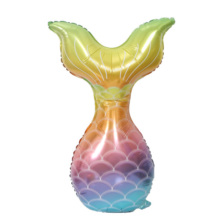 Mermaid Tail Balloon Yellow - iKids