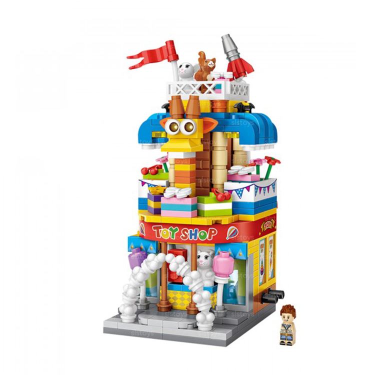 LOZ Toy Shop Mini Street Building Blocks Puzzle Bricks Kids