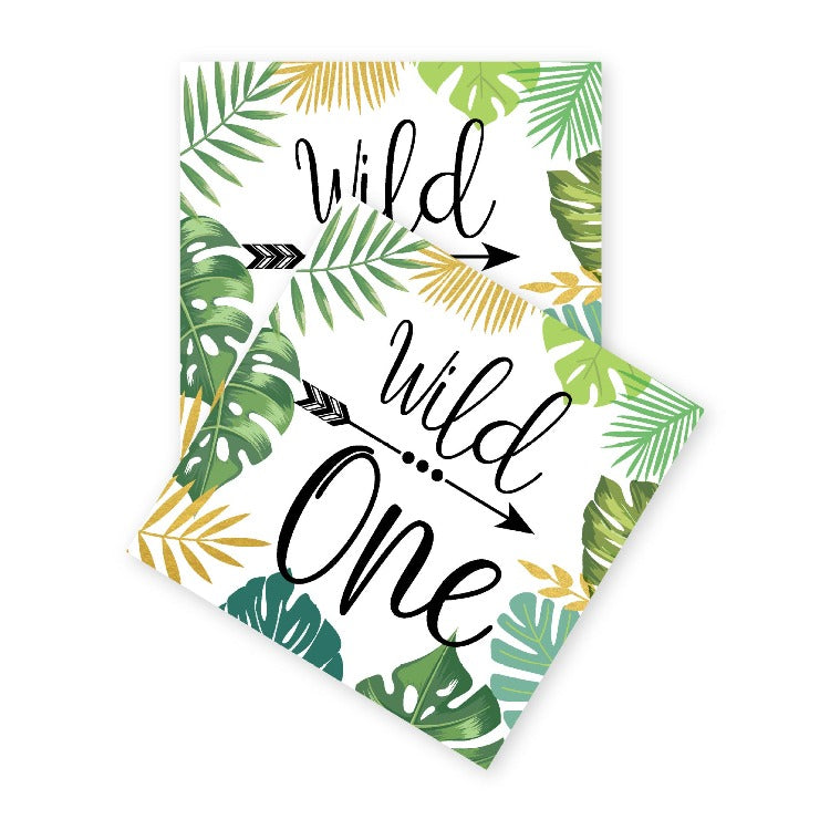 Birthday Party Tableware | Wild One | 16 Guests - iKids