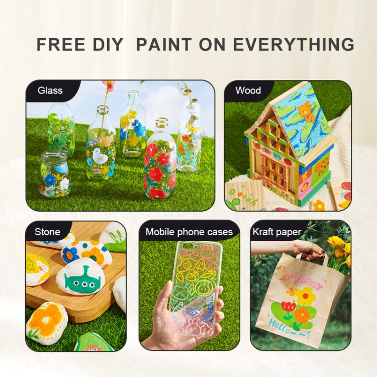 Mideer Versatile Paint Markers 10 Colours MD6240 - iKids