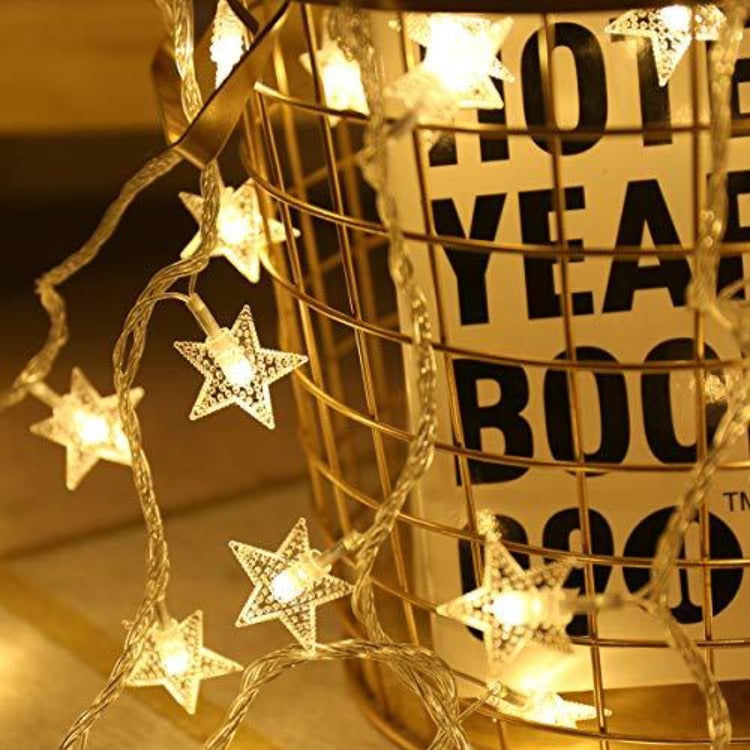 1.5m 10 LEDs Twinkle Star Battery String Lights - iKids