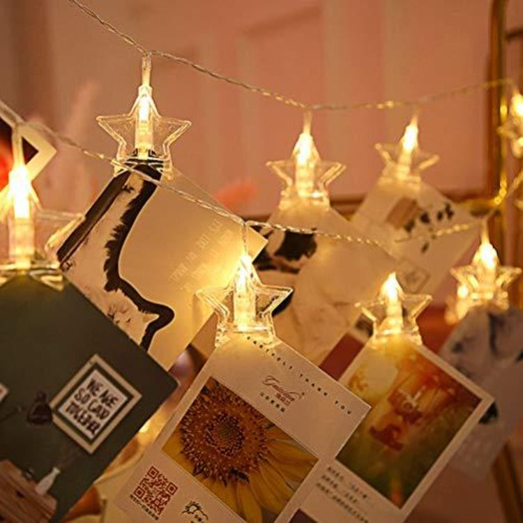 Photo Star Clip String Lights 1.5m Battery - iKids