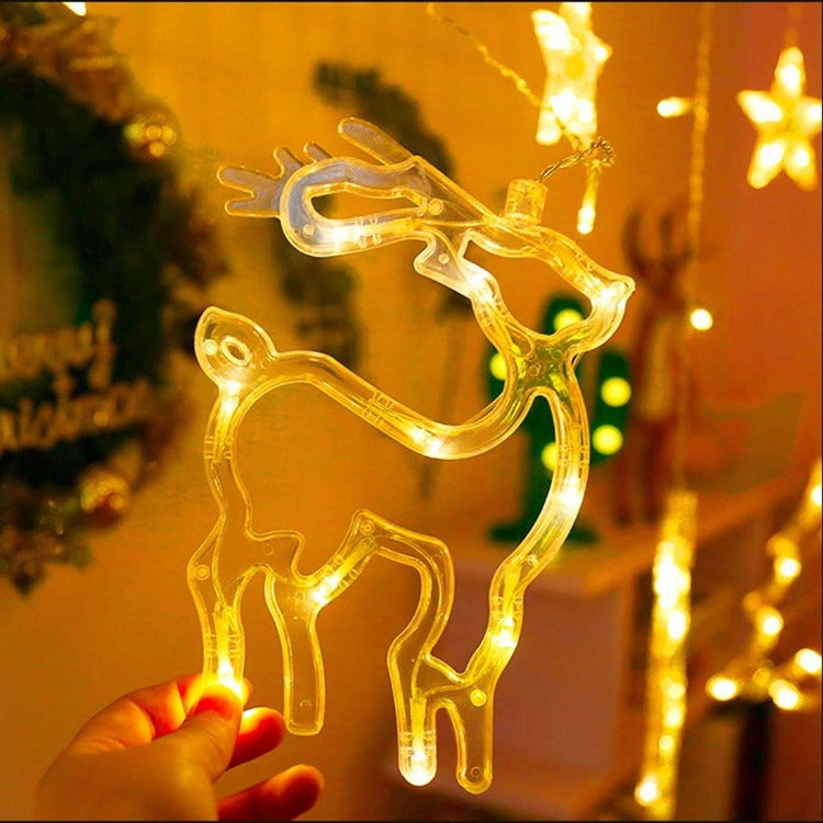 Curtain String Lights | Christmas 3.5m Plug-In - iKids