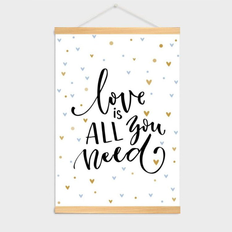 Poster Hanger Frame - Love is all you need - iKids