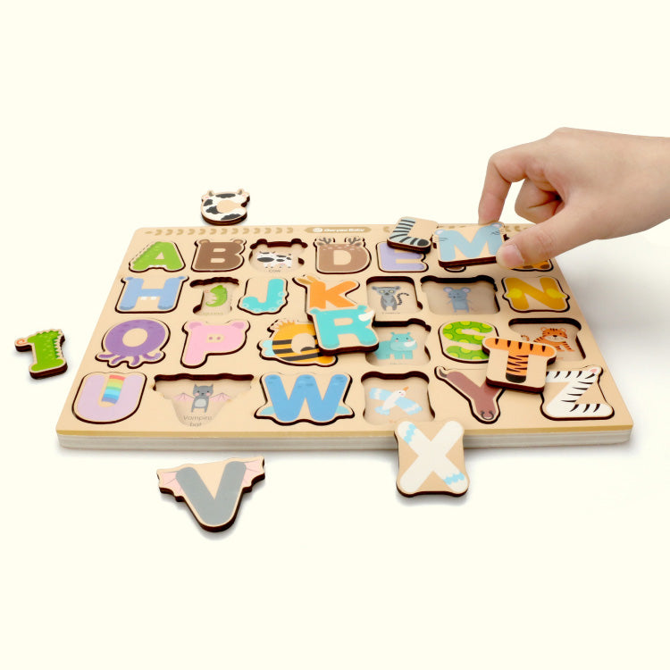 English Letters See-Inside Puzzle - iKids