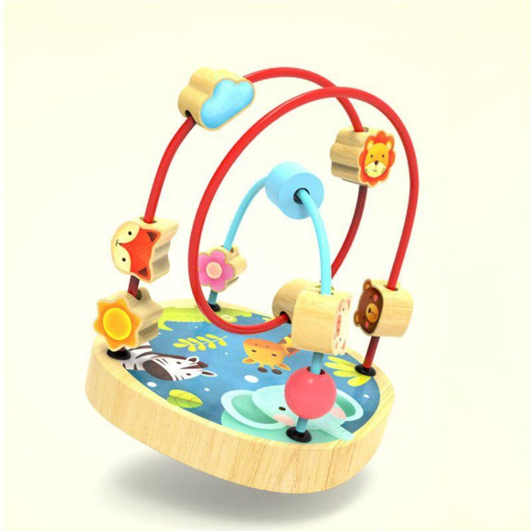 Goryeo Baby Wooden Kids Toy Beads Maze Animal Forest – iKids