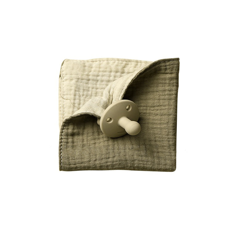 Pure Cotton Comforter with Pacifier | Grey Green - iKids