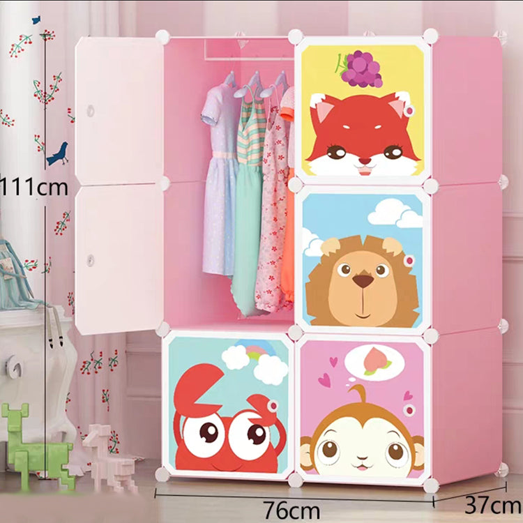 Creative Living Kids Portable Wardrobe Closet Pink - iKids