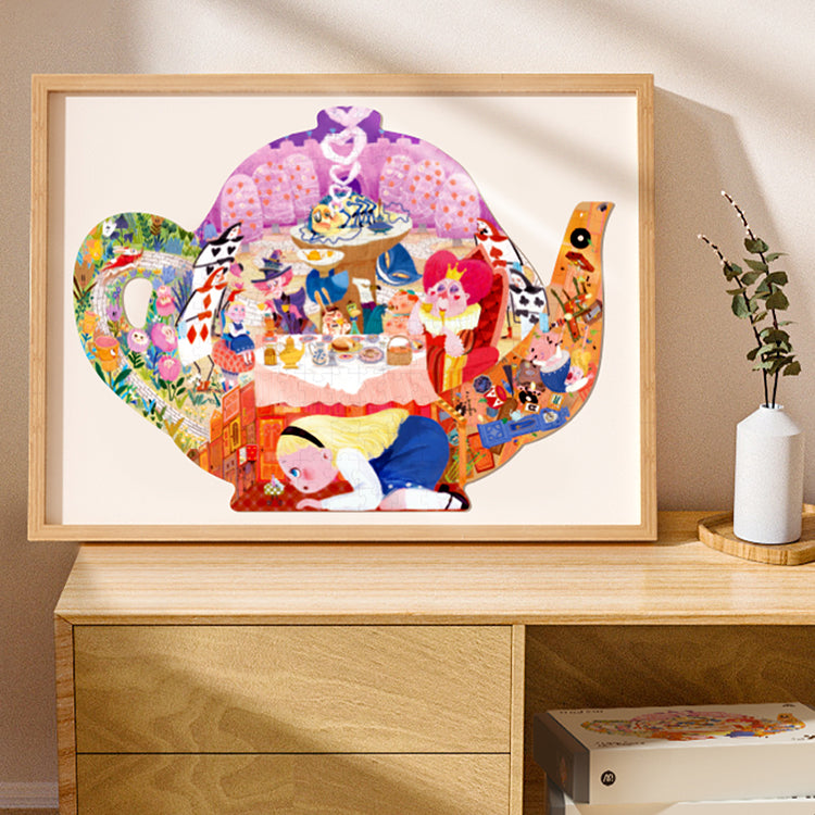 Mideer Artist Shaped Puzzle - Alice's Tea Party - iKids