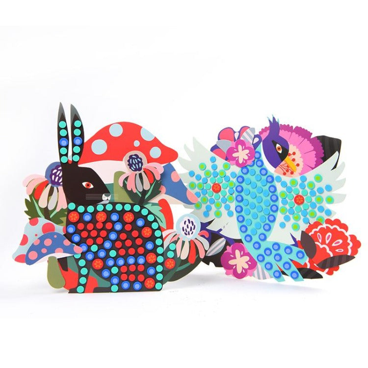Animal Mosaic - Color by Number - iKids