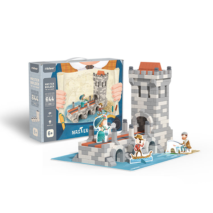 Mideer Master Reusable Builder | The Old Bridge - iKids