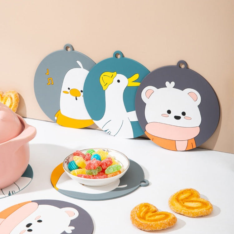 Silicone Pan Trivet Mat | Animal Set - iKids