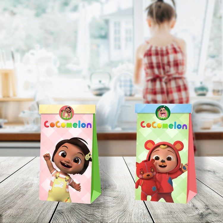 Paper Party Bag | Cocomelon | 12 Pcs - iKids